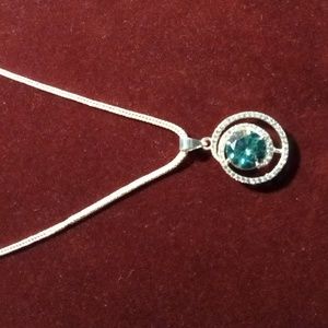 Certified 5.89 Earth-mined Blue Diamond Pendant